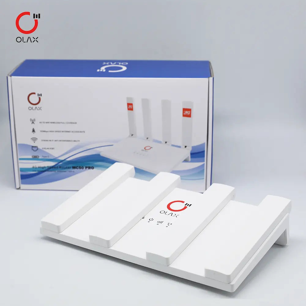 Olax 4G როუტერი სიმ ბარათის მხარდაჭერით OT001-MC50
