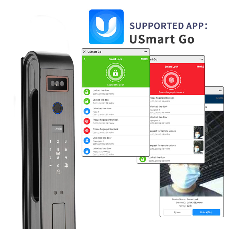 Handaily-ის ბრენდის ჭკვიანი საკეტი WI-FI-ის მხარდაჭერით SL14-S18