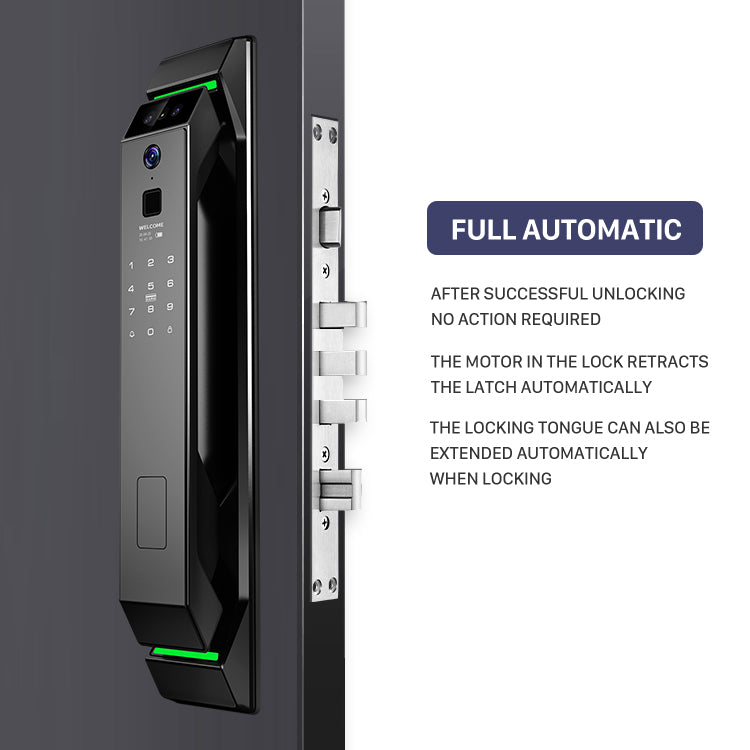 Handaily-ის ბრენდის ჭკვიანი საკეტი WI-FI-ის მხარდაჭერით SL17-X9