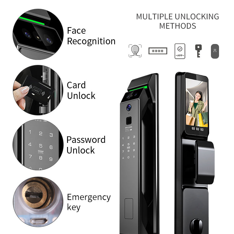 Handaily-ის ბრენდის ჭკვიანი საკეტი WI-FI-ის მხარდაჭერით SL17-X9